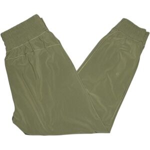 Lululemon Sun Setter Jogger Olive Green Sz 6‎ Lightweight Relaxed Athletic Pants